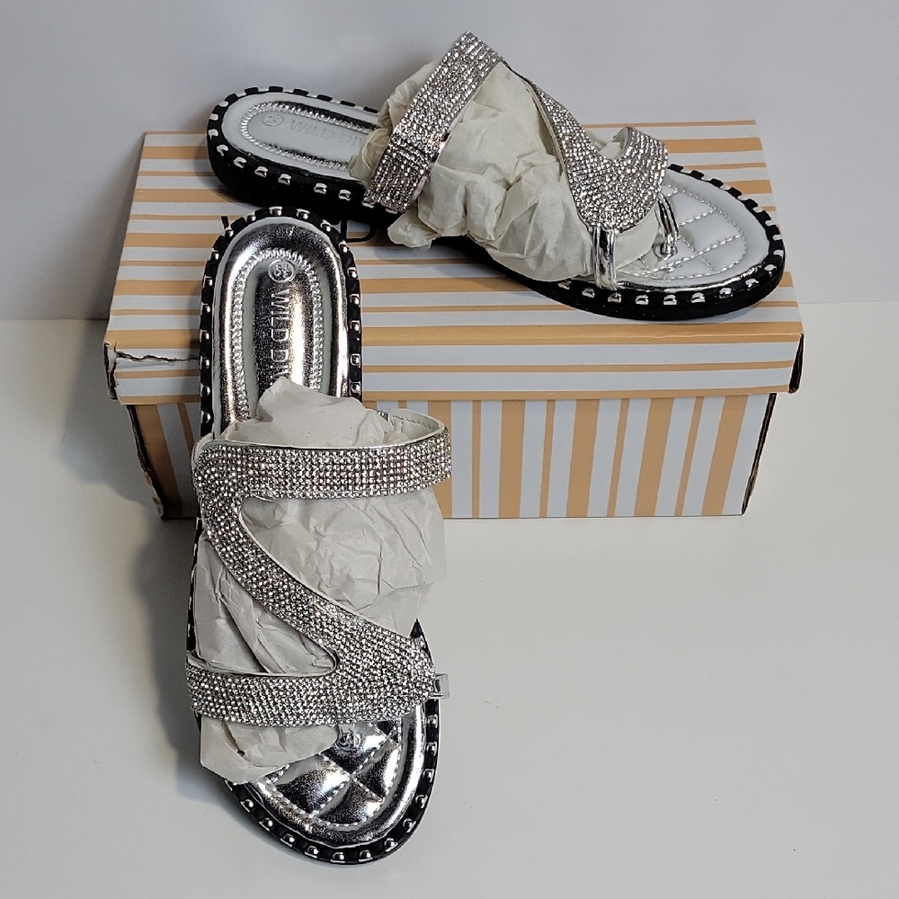 Wild Diva Lounge Hologram Women's Sandals